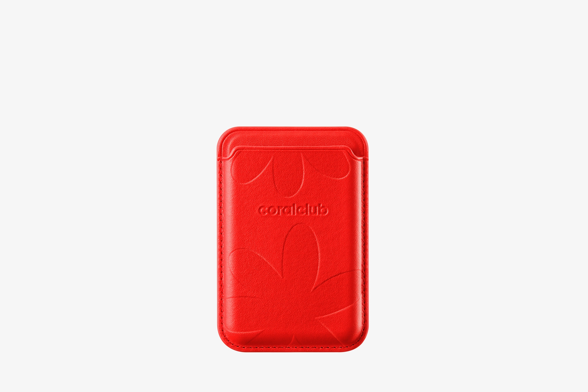 Magnetic Cardholder, Red