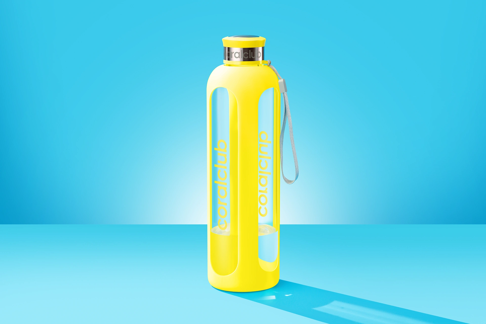 Clear Water glass bottle